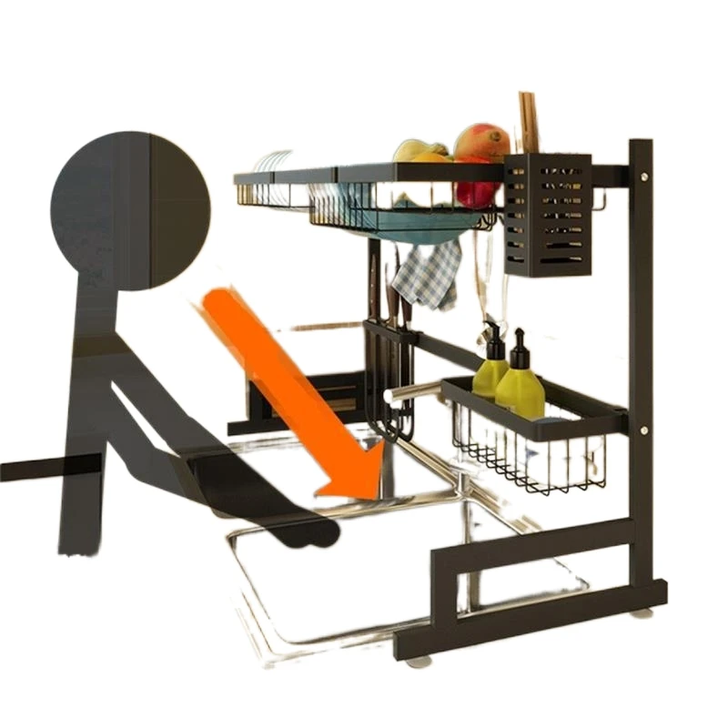 Etagere Keuken органайзер для раковины партиями по Escurridor De Platos Нержавеющая сталь Cozinha