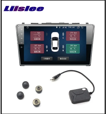 Для Audi Q7 2005~ MMI 10,25 дюймов LiisLee CarPlay адаптер давления в шинах автомобильный мультимедийный плеер gps аудио радио навигация NAVI