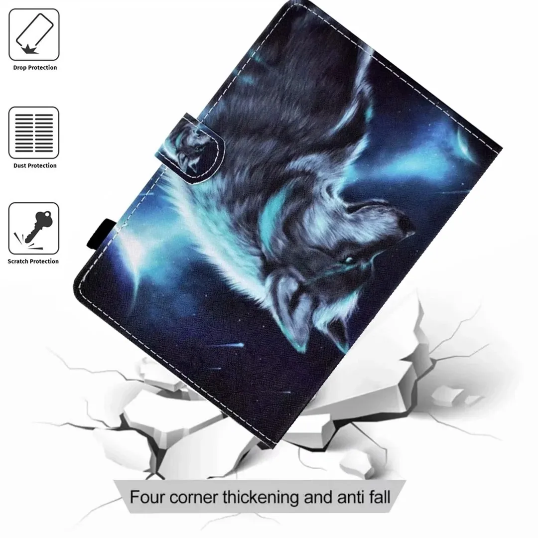 

For DEXP Ursus K21 K41 H110 H210 H310 Q110 Q210 R110 E210 M210 N210 4G 10.1" Tablet Universal Cover Case + FREE Stylus Pen