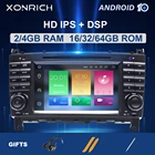 Автомагнитола 2 Din, Android 10, мультимедийная навигация для MercedesBenz W203 W219 A-Class A160 C-Class C200CLK200, GPS, DVD, стерео