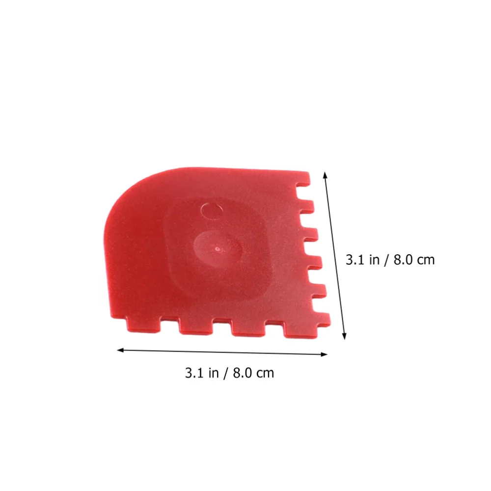 

4pcs Cast Iron Skillet Cleaning Scrapers Iron Pan Scrubbers (Red, Black)