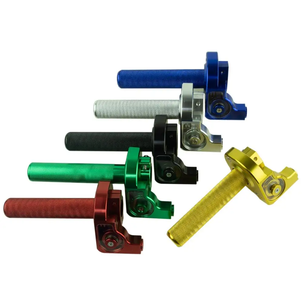 22 мм руль CNC алюминиевая ручка дроссельной заслонки Быстрый Твистер Для CRF50 70 110