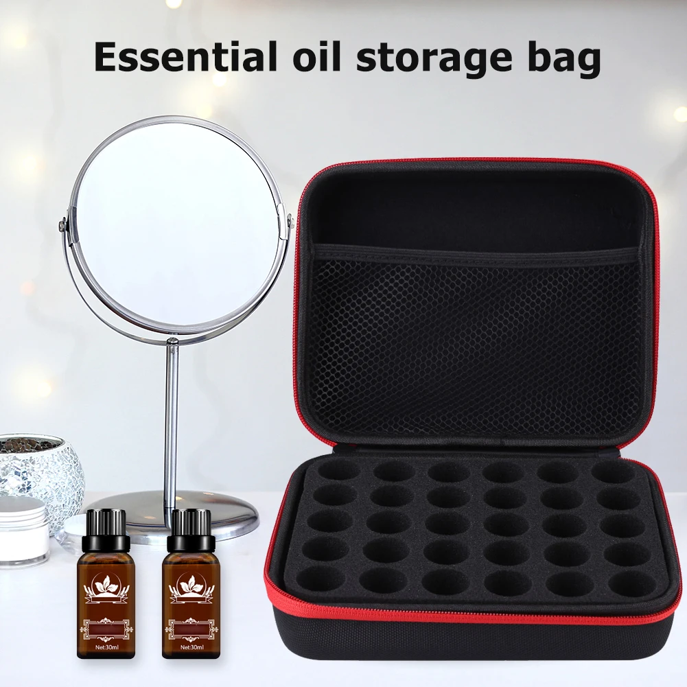 30 Slots 10/15ML Essential Oil Storage Case Shockproof Carrying Boxs Portable Travel Bags Organizer Holder | Дом и сад