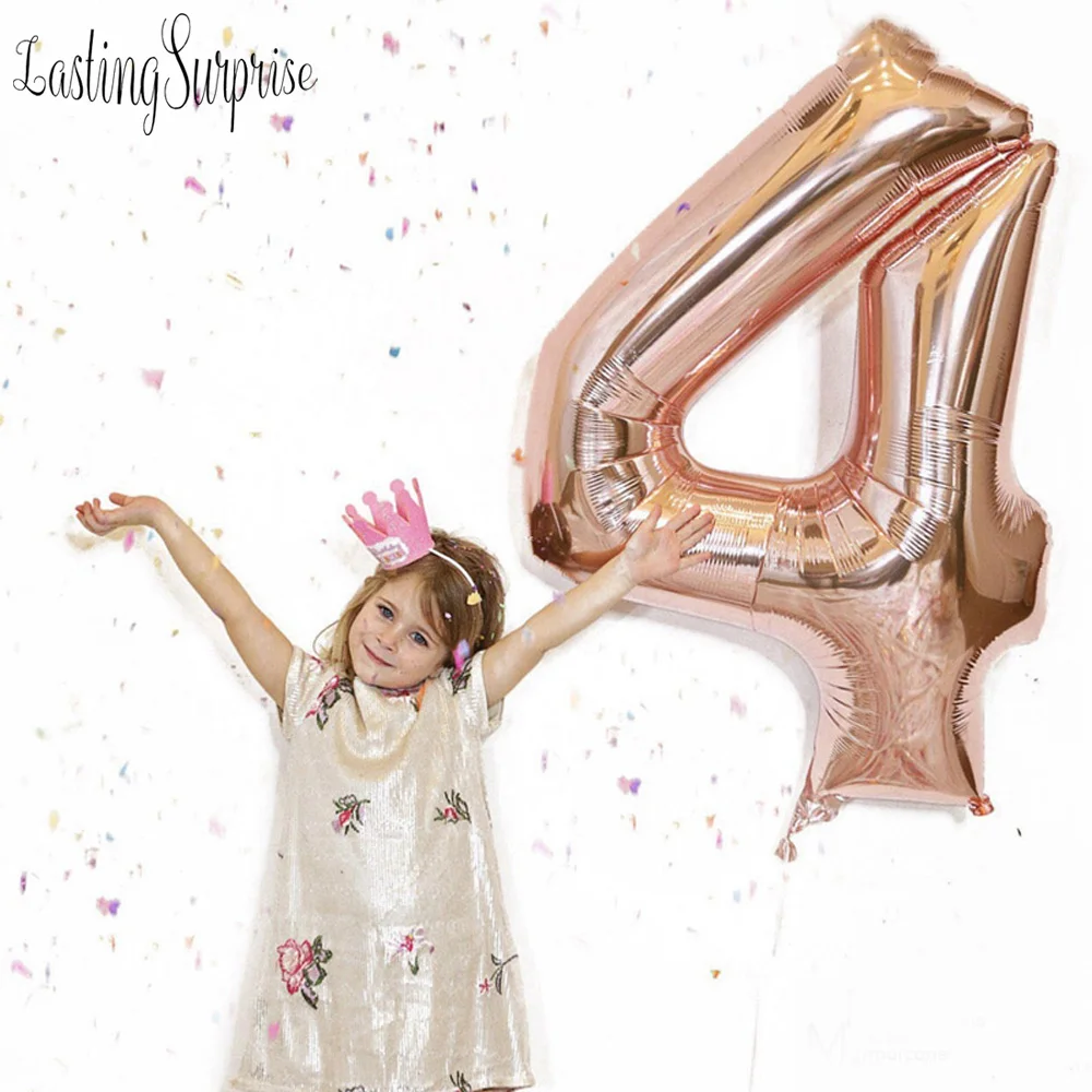 Воздушные шары из фольги с надписью на день рождения розовое золото|Воздушные и
