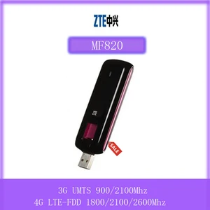 unlocked zte mf820 mf820d 4g lte usb modem 3g usb stick dongle lte fdd band180021002600 pk mf823 mf831 mf80 mf60 free global shipping