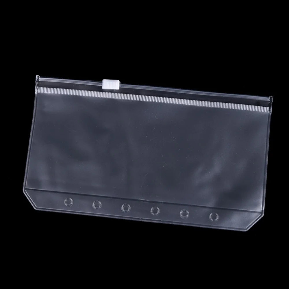 

New A5/A6/A7 Transparent PVC Storage Card Bag for Traveler Notebook Diary Planner Zipper Bag Filing Products