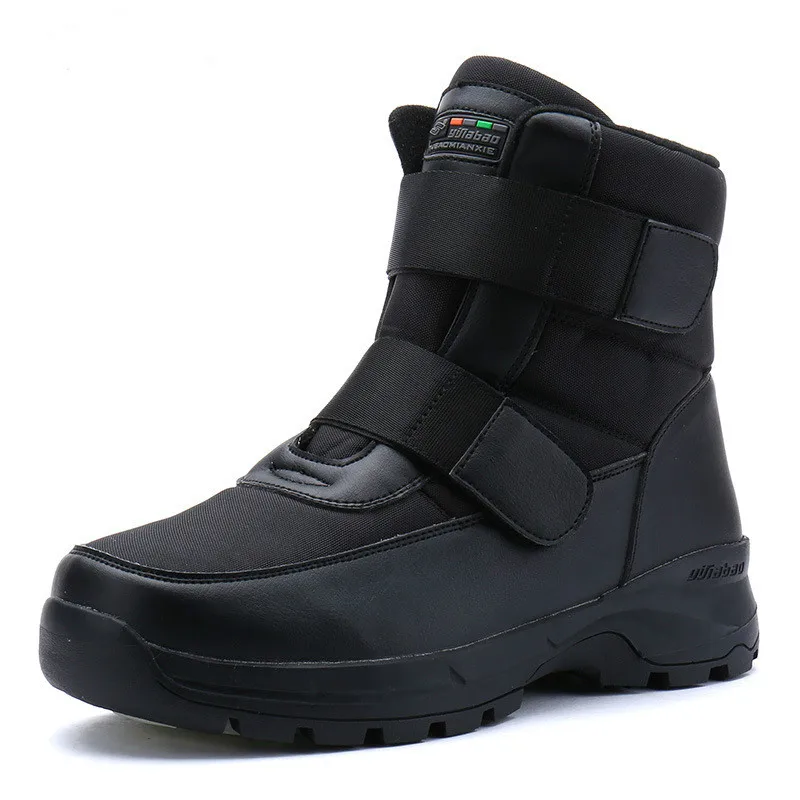 

New Winter Snow Boots Comfortable Warm Boots Ankle boots Wear-resistant Cotton Shoes Men snow boots velvet Ankle boots