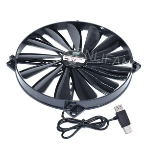 Охлаждающий вентилятор A20020-07CA-2JN-F1 df2002005вручную, 5 в постоянного тока, 0,30 А, 20 см, 200*200*20 мм, USB
