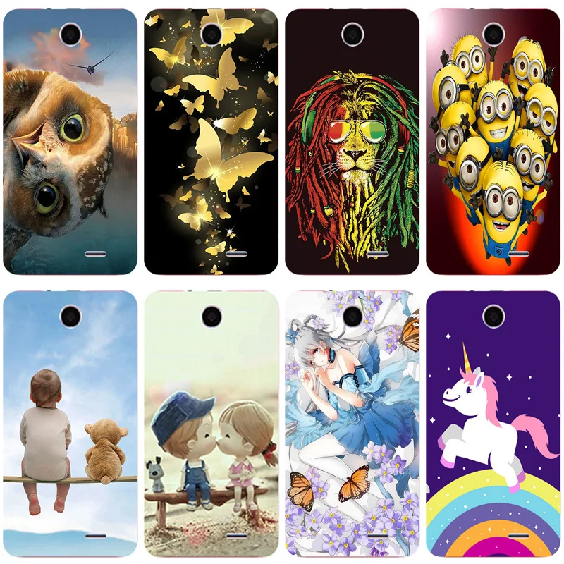 Мягкий чехол для телефона из ТПУ с цветочным принтом HTC Desire 310 310W D310W чехлы сотовых