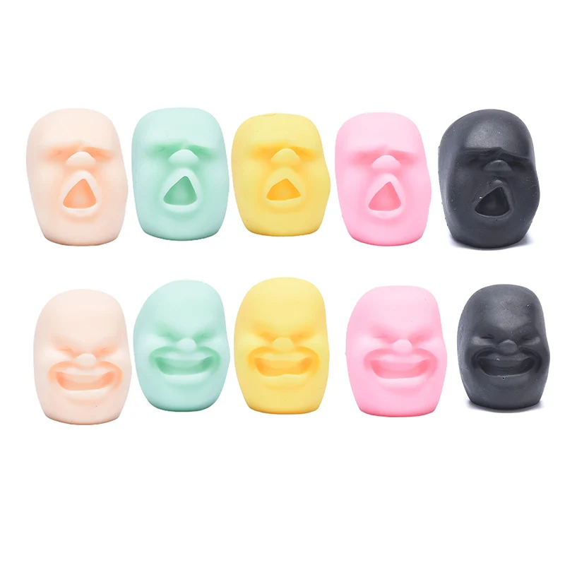 

Adult Anti-stress Human Face Emotion Vent Ball Toy Stress Relieve Decompression Toys Squeeze Human Face Ball Children Toy Gifts
