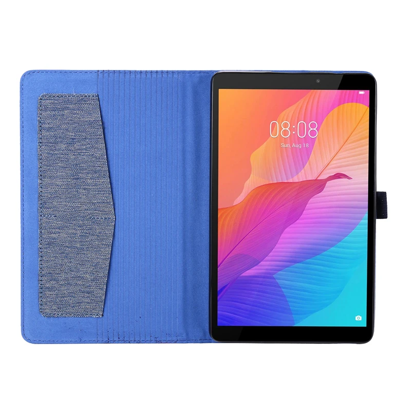 Чехол-книжка для планшета Huawei MatePad T8 Kobe2-L03 KOBe2-L09 8 0 дюйма с тканевым узором