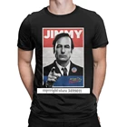 Мужские футболки с надписью голосовать за Джимми, лучше звонить Солу, футболки с надписью Гудман ТВ футболки 
