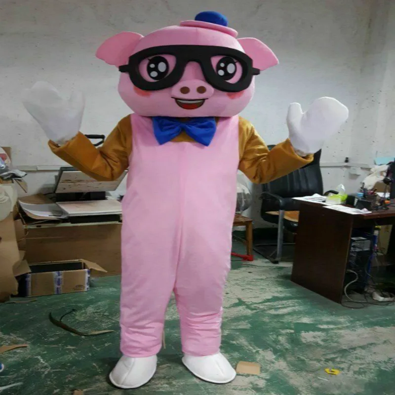 

Pig Mascot Costume Suits Cosplay Party Game Dress Outfits Clothing Advertising Carnival Halloween Xmas Easter Festival Adults