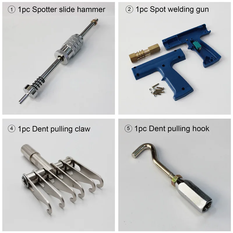 Набор для удаления вмятин комплект из 95 предметов ремонта кузова автомобиля с