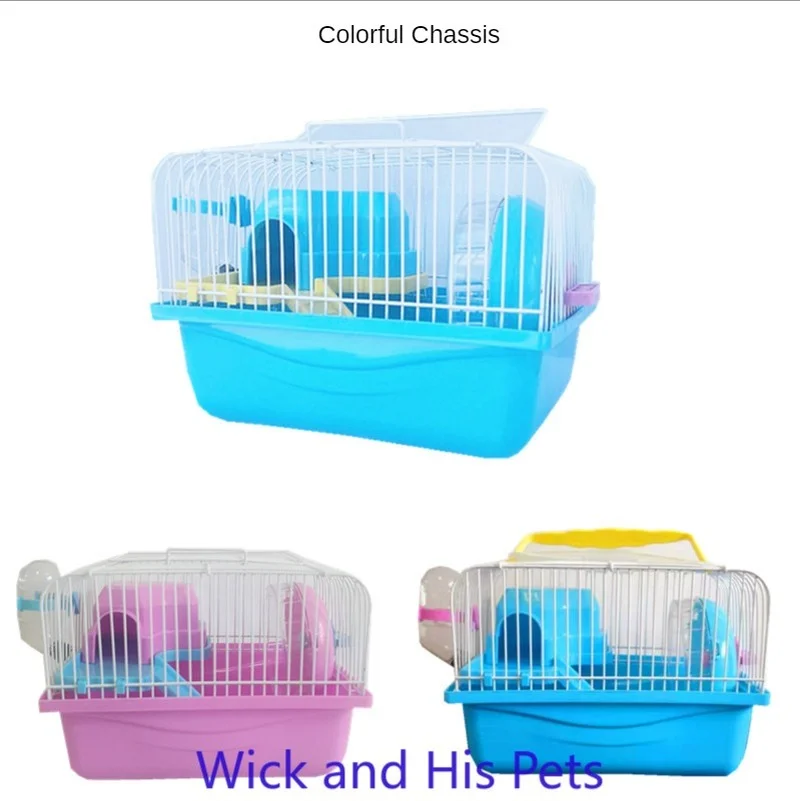 

Hamster cage golden bear cage double-deck luxury villa hamster supplies toy small manor cage