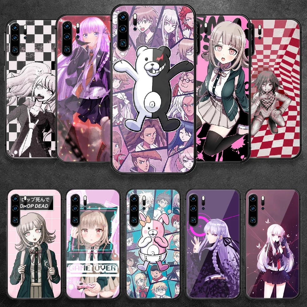 

Danganronpa Anime Game Tempered Glass Phone Case For Huawei Honor Nova 5T P 10 20 30 40 50 7 8 9 i Smart A X Pro Lite Cover