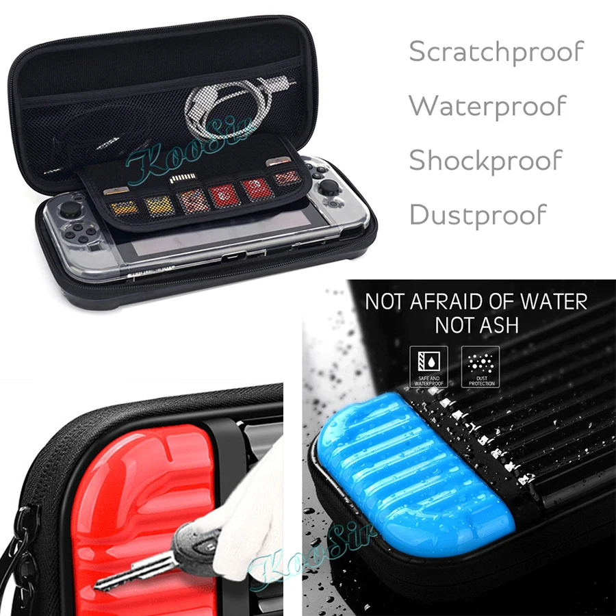 Дорожная сумка для переноски Nintendos Nintendo Switch чехол из поликарбоната и 2 Защитных