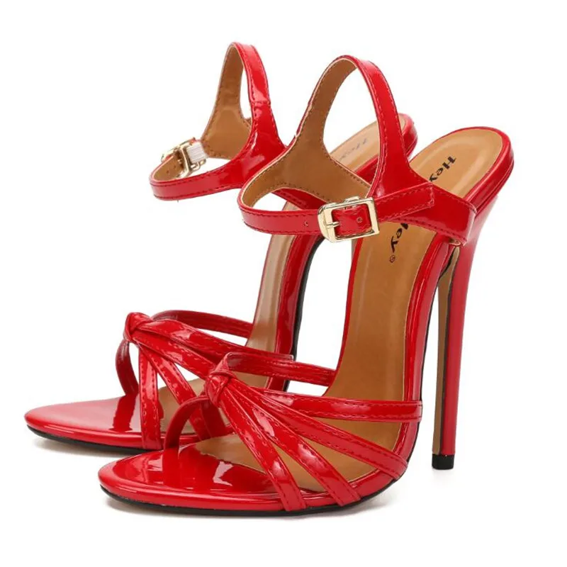 Женские босоножки с принтом на тонком каблуке 14 см Размеры 6 16 17|Женские туфли| |