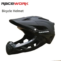 racework bicycle helmet cycling specialized integral full face mountain bike helmet sport hat for man lightweight size 55 60cm