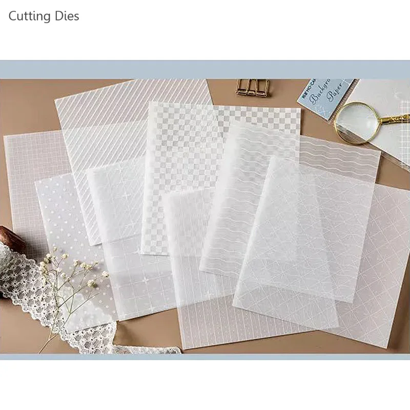 6 шт./лот бумага белого цвета декоративная кислотная для рукоделия скрапбукинга