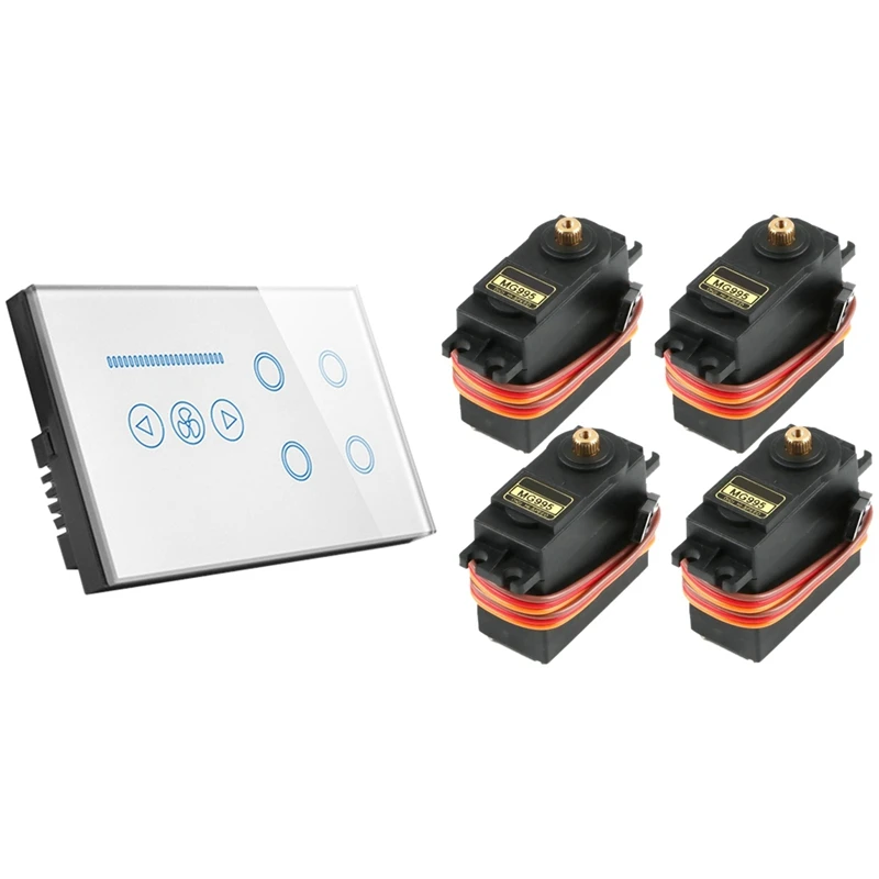 1 шт. умный WIFI переключатель 4 банды светильник вилка Великобритании MG995
