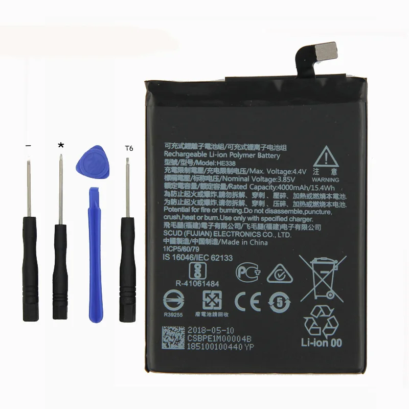

Original HE338 Phone battery For Nokia 2 4000mAh