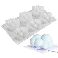 6 even 3d cloud bubble french mousse cake silicone mold diy hand baked mousse mold for wholesale drop shipping