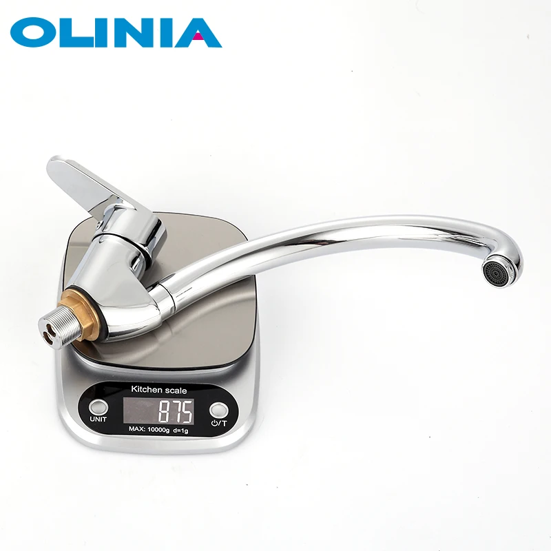 

OLINIA stream deck kitchen faucet, rotatable kitchen zinc faucet kichen filter faucet swan type kitchen mixer faucet OL7165