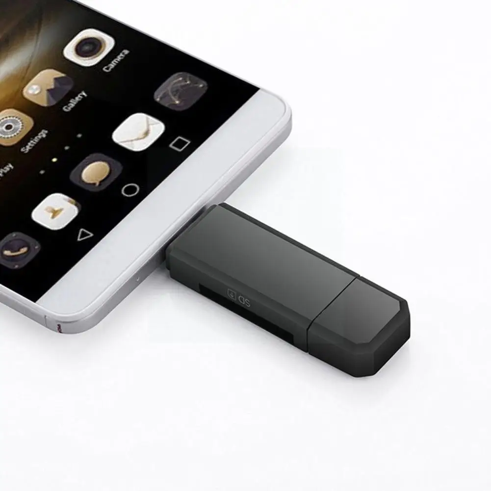 USB OTG кардридер 4 в 1 высокоскоростной 2 0 разъем для компьютера Android TF/SD расширения