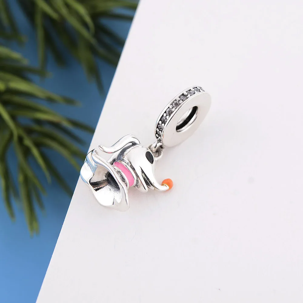 

Cute Dog Charms with Long Nose Fit Bracelet Necklace Pendant Jewellery Birthday Gift for Sister 925 Sterling Silver Animal Beads