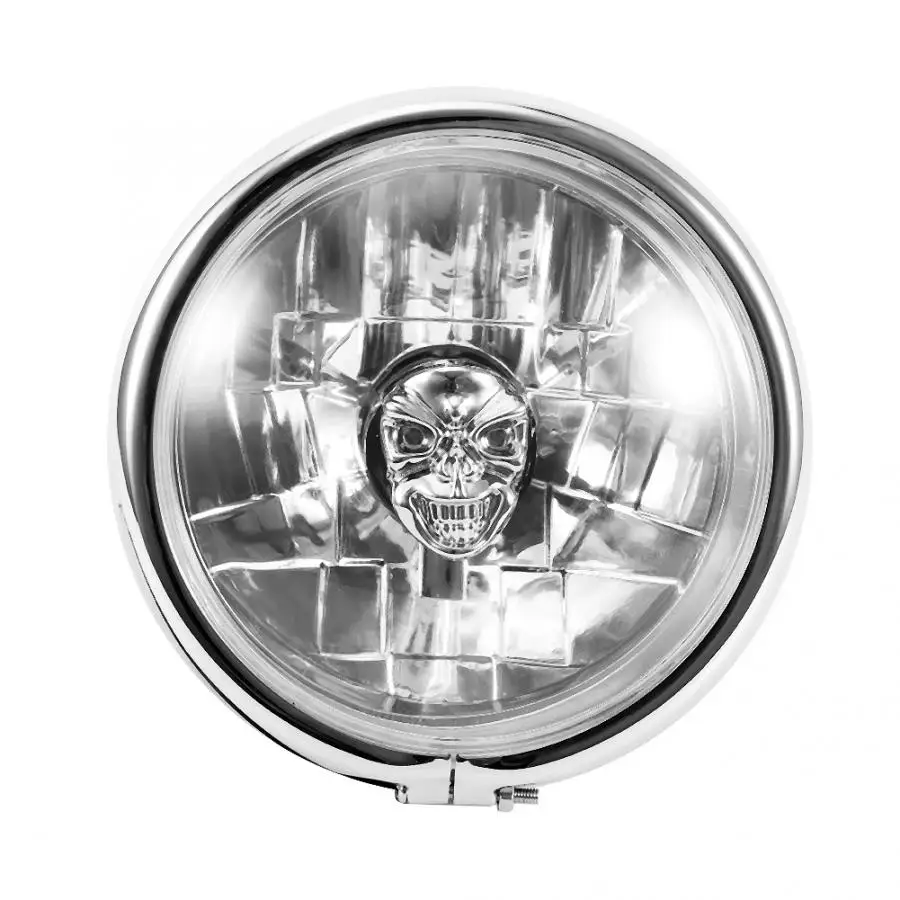 5 75 дюймов мотоцикл ретро СВЕТОДИОДНАЯ Лампа фара хром подходит для Yamaha motocicleta faro