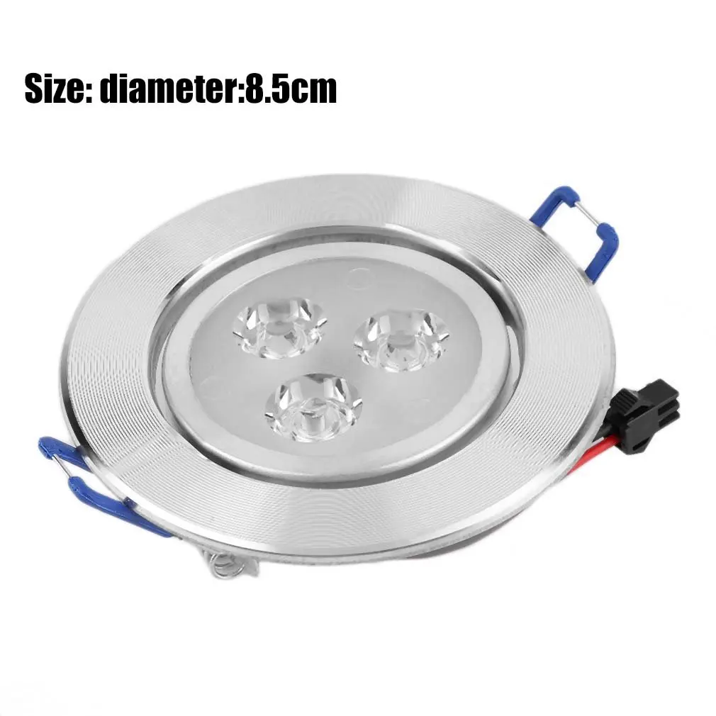 

3W LED Ceiling lighting spots Light Recessed Downlight Spot Lamp Bulb Lights Driver Anti-rust Anti- Corrosion Optimized Design