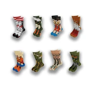 1 pair funny cartoon anime novelty men socks women breathable soft and comfortable happy sock gifts for men