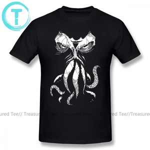 Футболка Cthulhu Wake, 100 хлопок, с принтом, с коротким рукавом