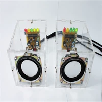 small power amplifier speaker kit spare parts mini speaker diy production transparent computer speaker