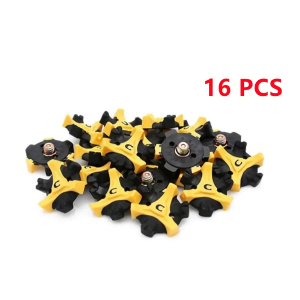 

16 Pcs Golf Spikes Champ Cleat Fast-Twist Golf Supplies Spikes Studs System