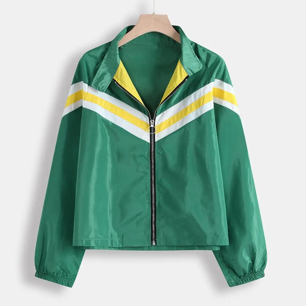 Женская спортивная куртка с длинным рукавом Повседневная Верхняя одежда