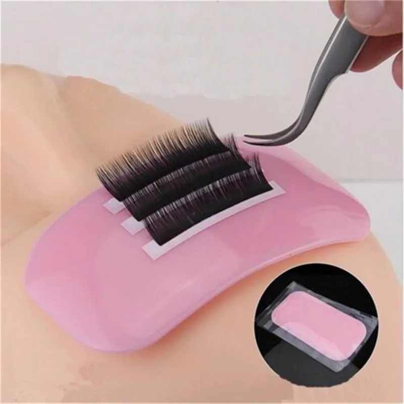 

2Colors Planting Grafted Eyelashes Eyelashes Forehead Against Silicone Gasket Reuseable Health Beauty Tools