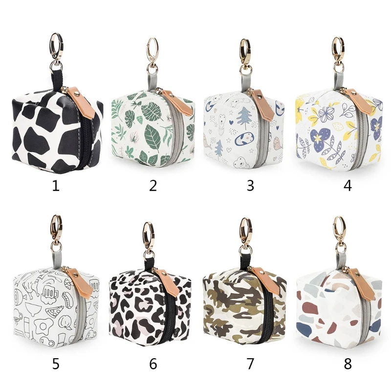 

Чехол-держатель для соски Q1FE для мальчиков и девочек, водонепроницаемый чехол из искусственной кожи для сосок, чехол для хранения, контейне...