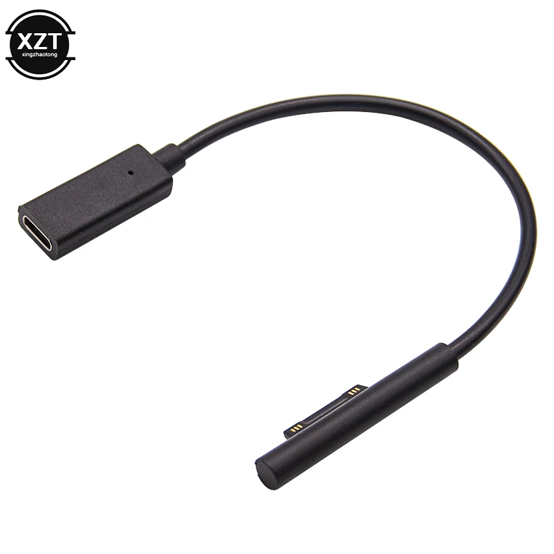 0 2 M USB C Type 15V 3A зарядное устройство адаптер для Microsoft Surface Pro 6/5/4 Go PD кабель зарядки
