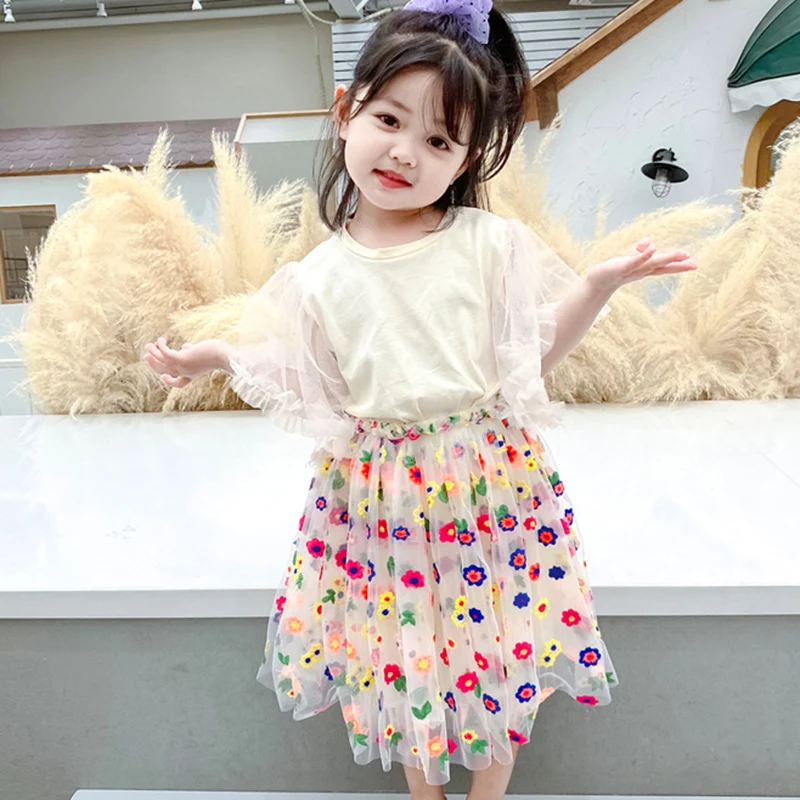 HE Hello Enjoy/Новые летние детские платья модные для маленьких девочек Детские