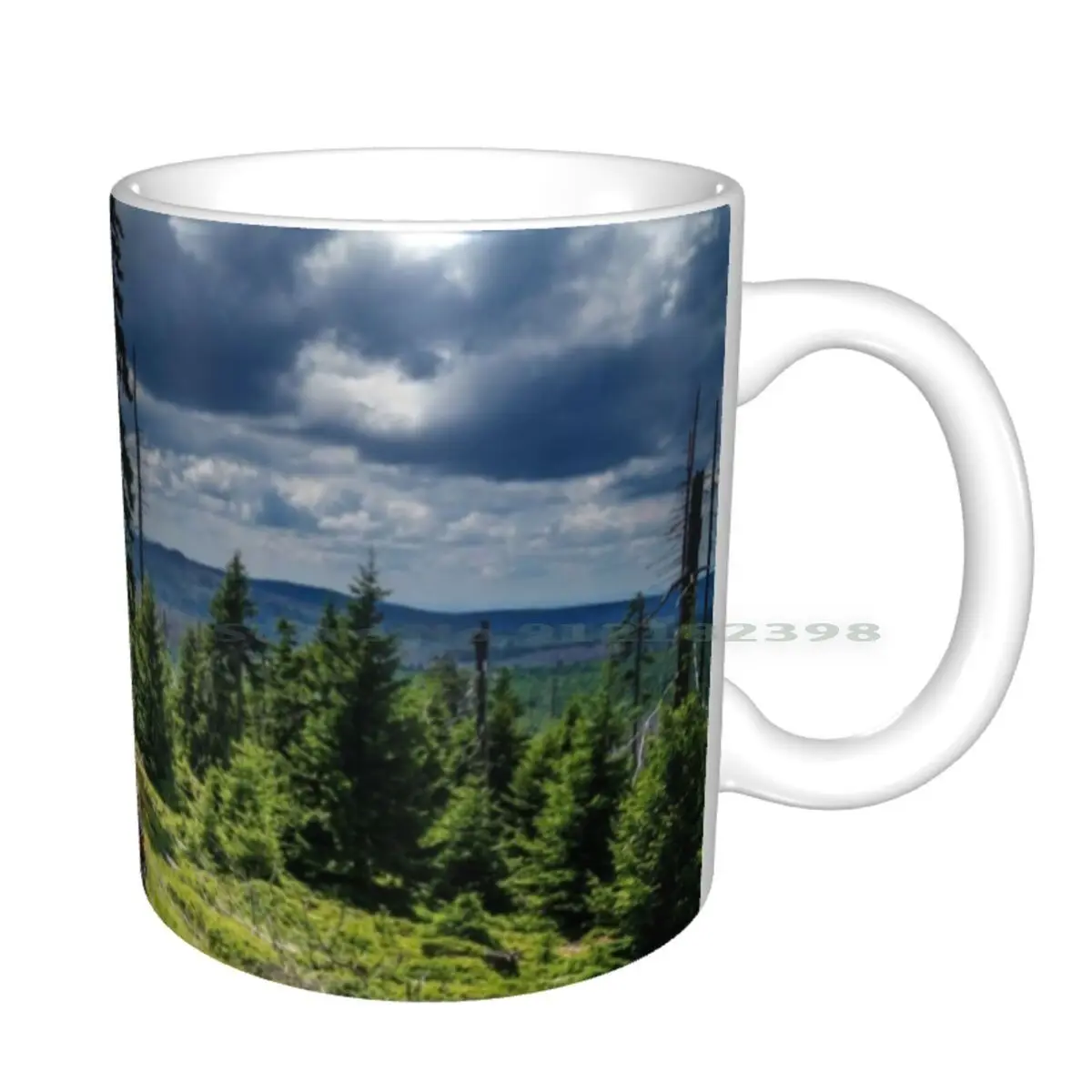 S tea m Локомотив-Harz с узким железом (Германия) Керамические Кружки Кофейные чашки