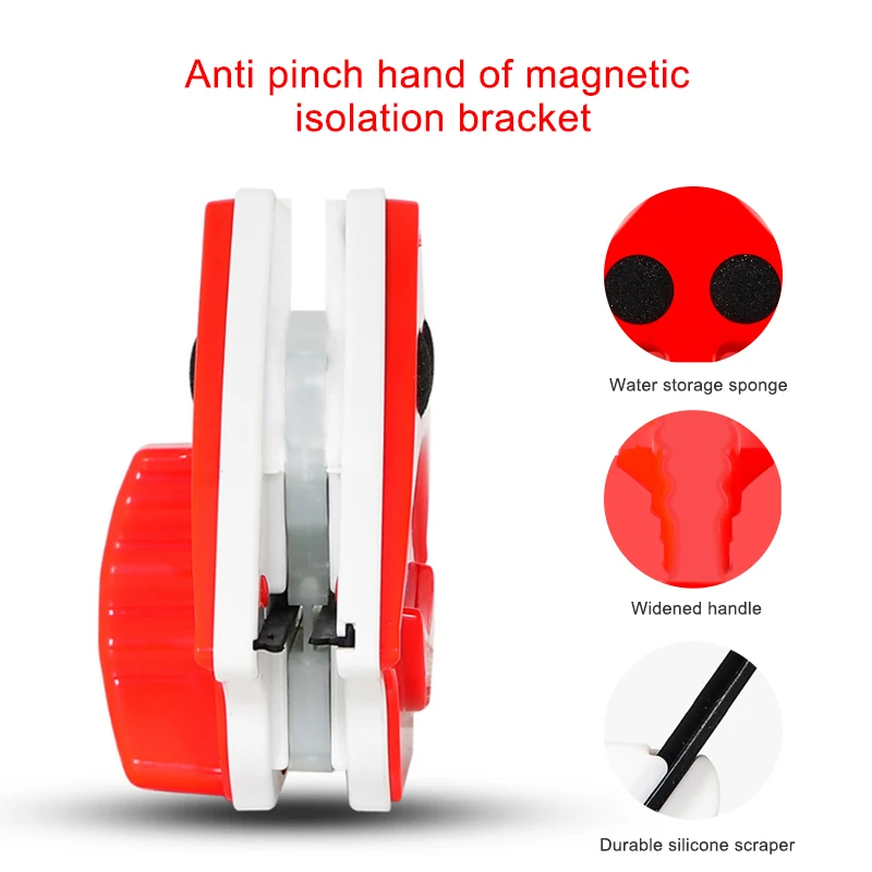 New Magnetic Window Wiper Glass Cleaner Brush Tool Double Side For Washing Household Cleaning | Дом и сад