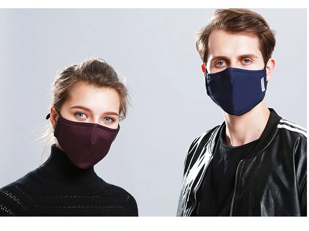 В наличии для лица из чистого хлопка пыль активированный уголь подлежит стирке и