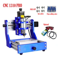 mini cnc 1310 pro full metal frame assembled pack square rail desktop laser engraving pcb milling machine with candle control
