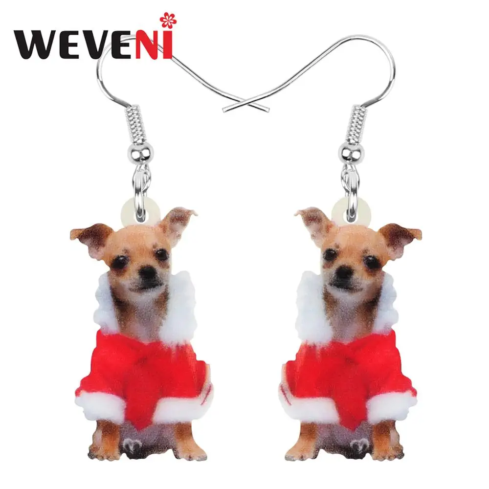 Акриловое рождественское платье WEVENI для костюма чихуахуа украшение собаки