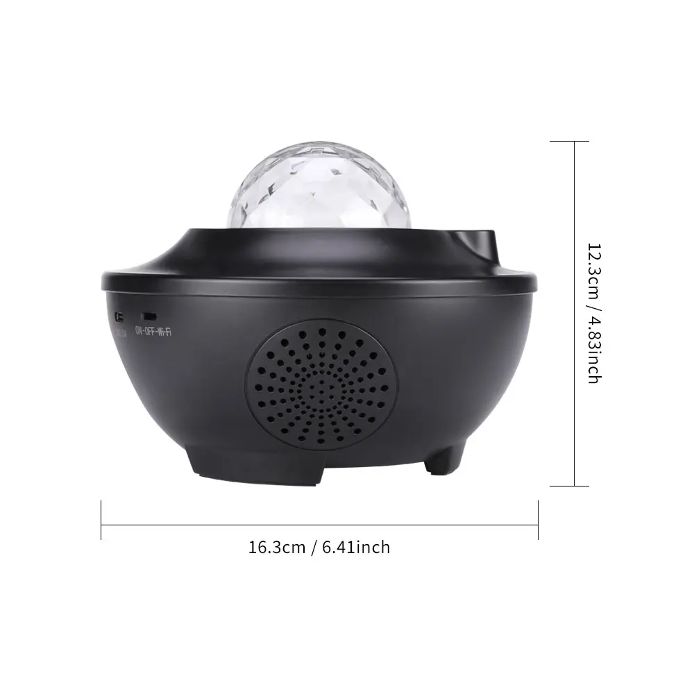 Музыкальный Звездный проектор Galaxy Ночник с Bluetooth музыкальный динамик Alexa Google Home