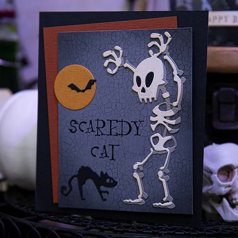Пресс-формы Mr. Bones для Хэллоуина новинка 2021 металлическая пресс-форма сделай сам