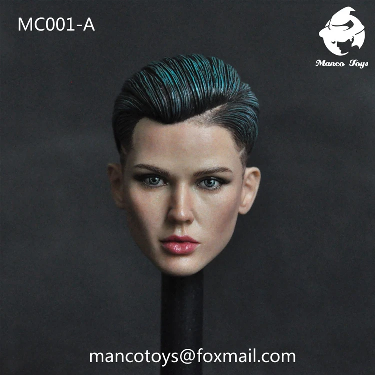 

1/6 Female Agent MC001 Ruthless Sniper Ruby Rose Female Head Sculpt Head Carving For 12 Inches Action Figure Body