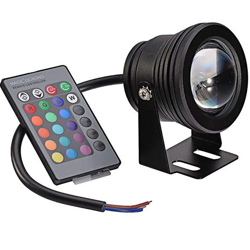 

LED Remote Control Fountain Light Color Changing Waterproof RGB Underwater Lamp R9JC